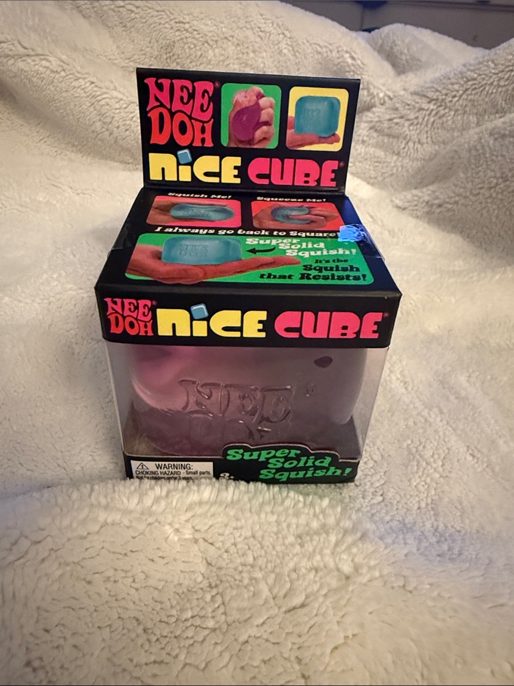 Nice Cube Pink Stress Toy